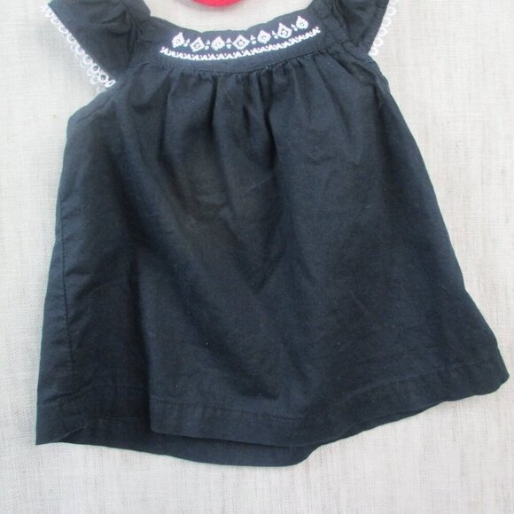 Baby Girl Clothes Lot 4pc Romper Dress Bodysuit Outfits Size 0-3M Mixed Colors - Picture 3 of 10